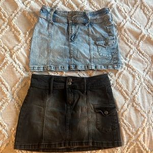 Y2K Jean skirts